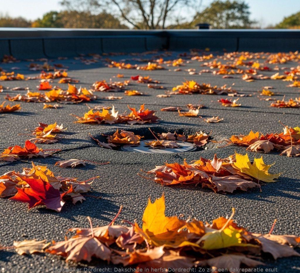 Dakschade In Herfst Dordrecht